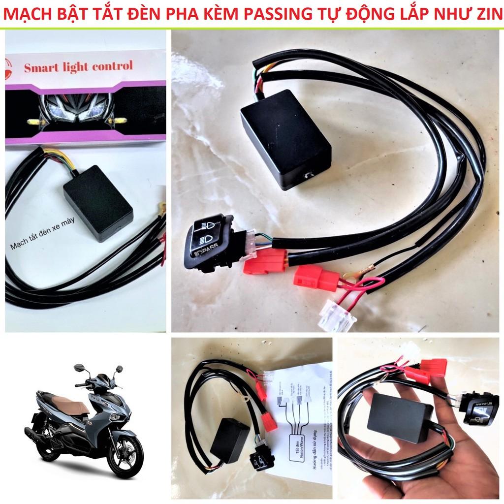 Mạch tắt đèn có chế độ passing sẵn giắc cắm không cần độ chế cho vison , wave