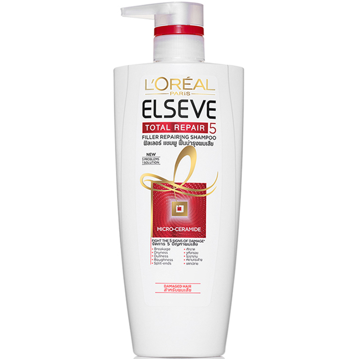 Dầu gội phục hồi tóc L'oreal Paris Elseve Total Repair 5 Repairing Shampoo 650ml