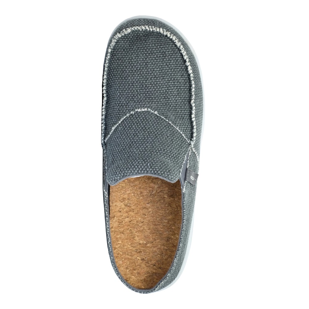 Giày sức khỏe nam Revitalign Siesta Grey - Giày xỏ nhẹ chân, thoáng khí, nâng vòm cho cả bàn chân vòm thấp. vòm bẹt