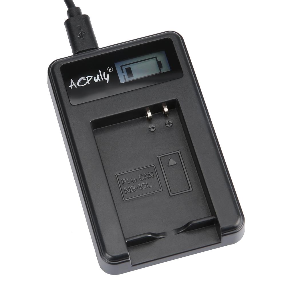 AOPULY NB-10L NB 10L NB10L Pin Máy Ảnh LCD Sạc USB Cho Canon PowerShot SX40 HS SX40 SX40 HS SX50 HS Màu Sắc: Chỉ Sạc