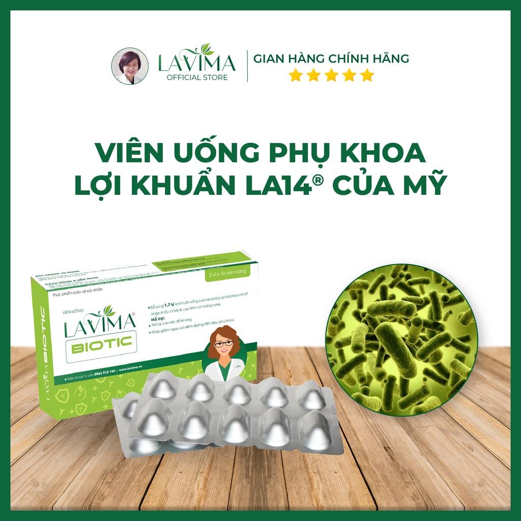 Viên Uống Phụ Khoa- Men Vi Sinh Vùng Chữ Y LAVIMA BIOTIC