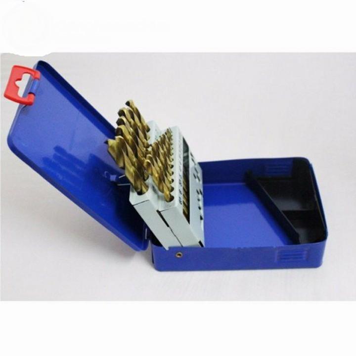Bộ mũi khoan sắt C-Mart A0100C 19 cây