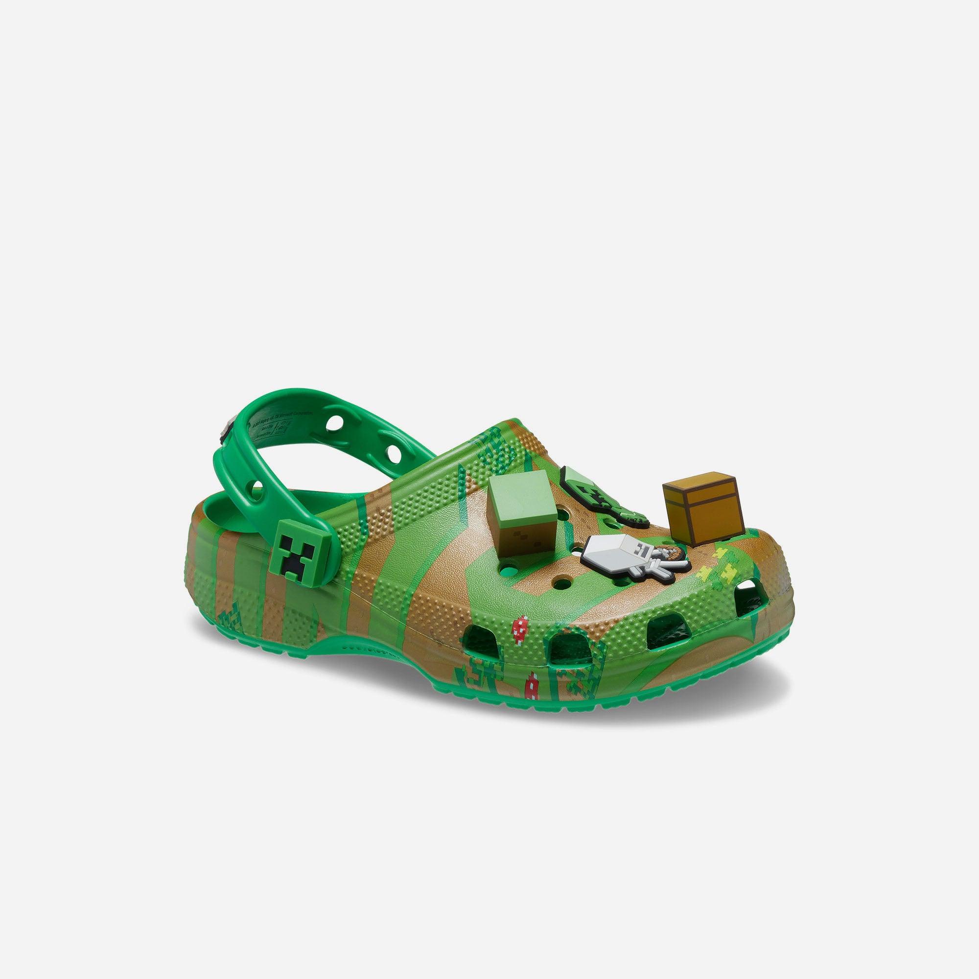 Giày lười trẻ em Crocs Classic Elevated Minecraft - 208473-90H