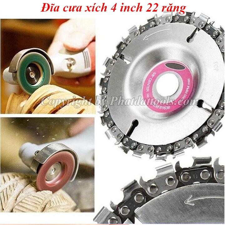 Đĩa cưa gỗ dạng xích,lưỡi cưa xích 4 inch