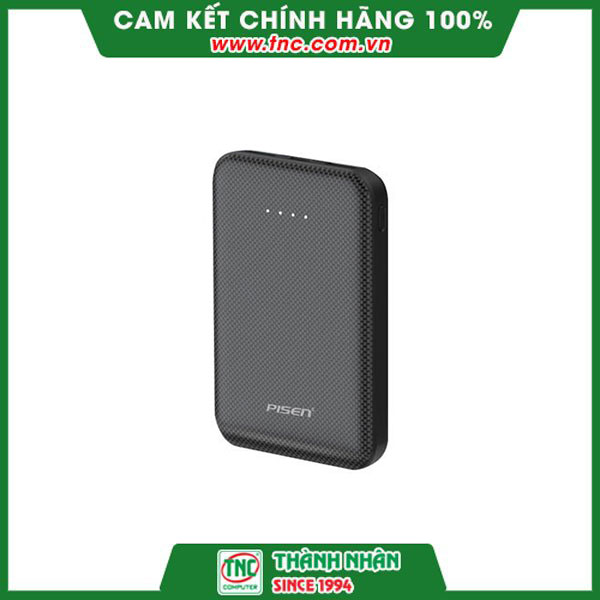 Sạc Dự Phòng PISEN Mini 5000mAh Ultra Slim- Hàng chính hãng