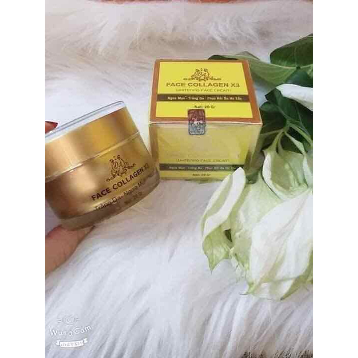 Kem face collagen x3 - ngừa nám, giảm mụn và làm trắng da