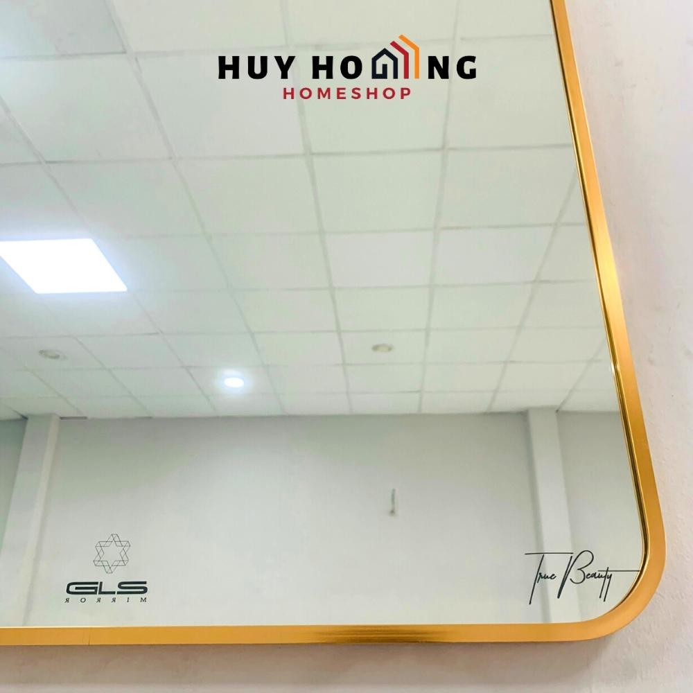 Gương soi hình vuông khung viền nhôm GLSMIRROR F11S20