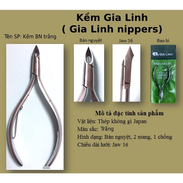 Kềm bán nguyệt cắt da Gia Linh nippers