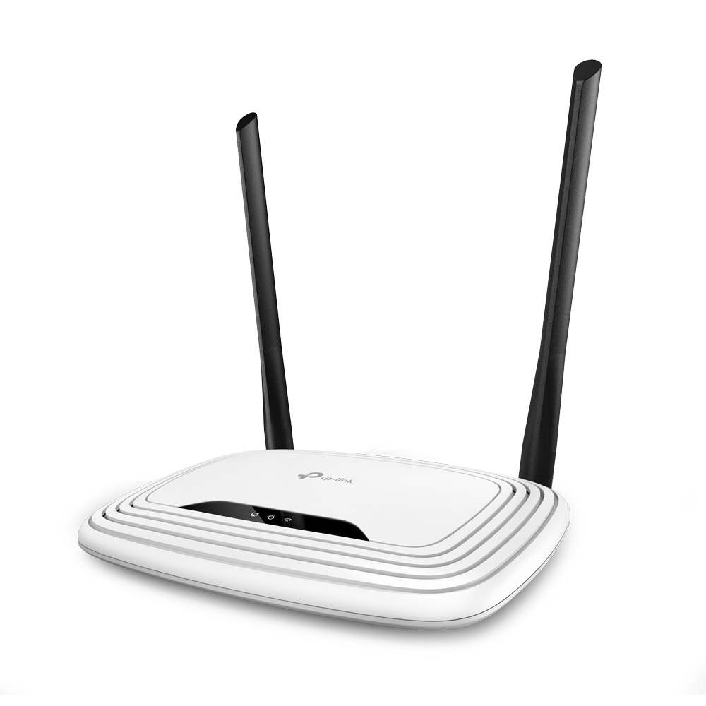 Bộ phát WiFi TP-Link TL-WR 841N (Chuẩn N/ 300Mbps/ 2 Ăng-ten ngoài/ 15 User) - Hàng chính hãng FPT phân phối