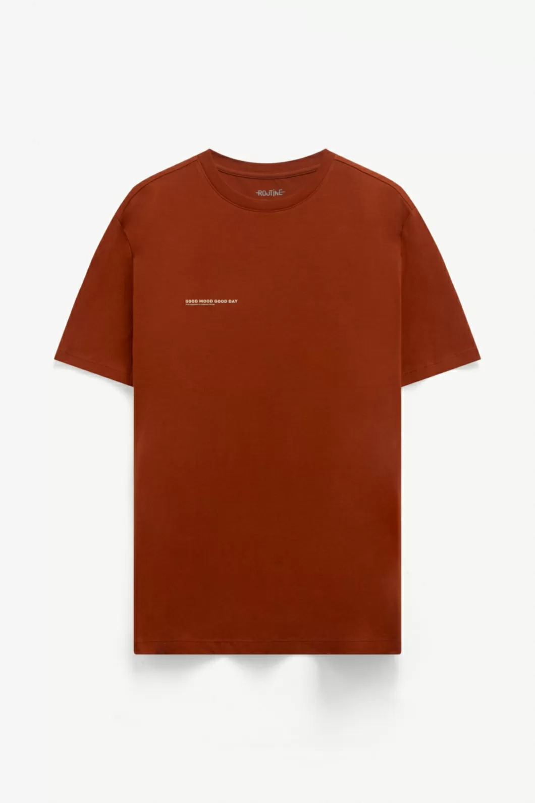 Áo Thun Nam ROUTINE Tay Ngắn Trơn In Chữ Form Fitted - 10F23TSS004 | LASTORE MENSWEAR