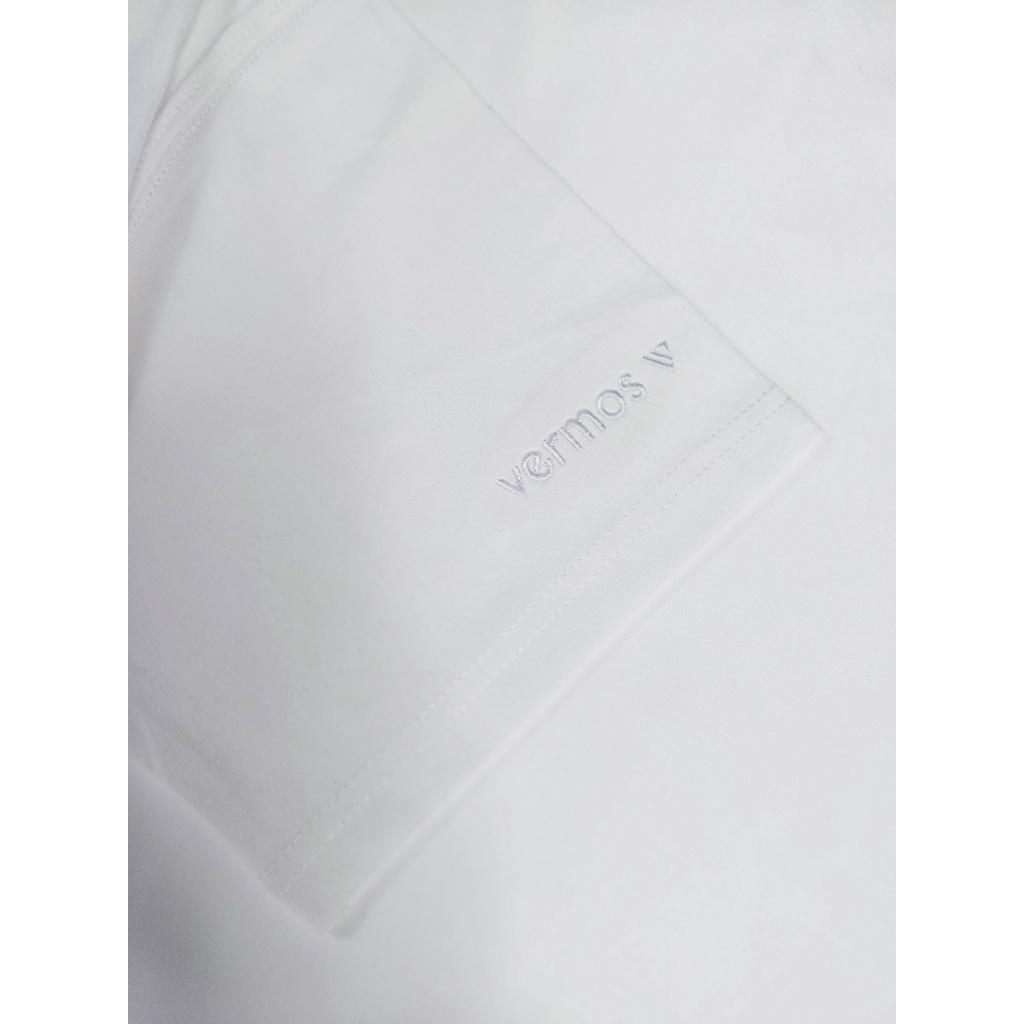 Áo Thun Vermos Icon Logo Brand Name Tee White