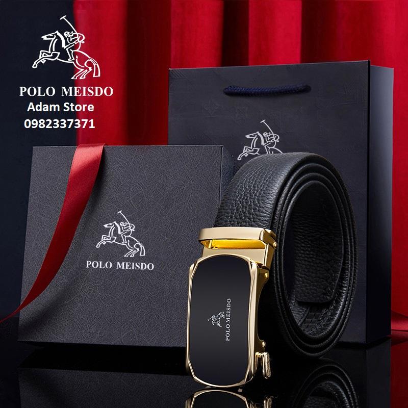 Thắt Lưng Nam Dây Lưng Nam Cao Cấp Hàng Hiệu POLO MEISDO Da Bò Thật 100% Sang Trọng Đẳng Cấp Bảo Hành 1 Năm PL24