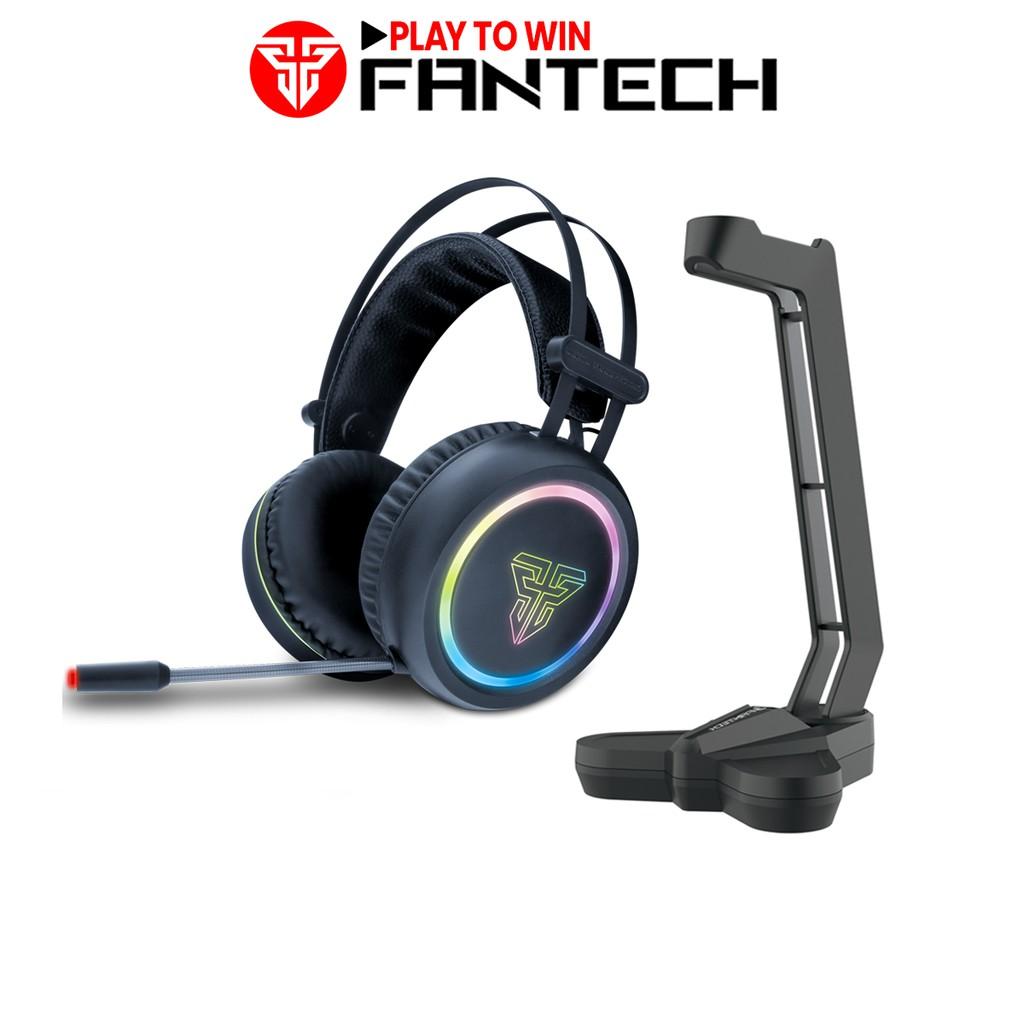 Combo FANTECH RGB Audio Tai Nghe 7.1 HG15 + Giá Đỡ - Hàng chính hãng