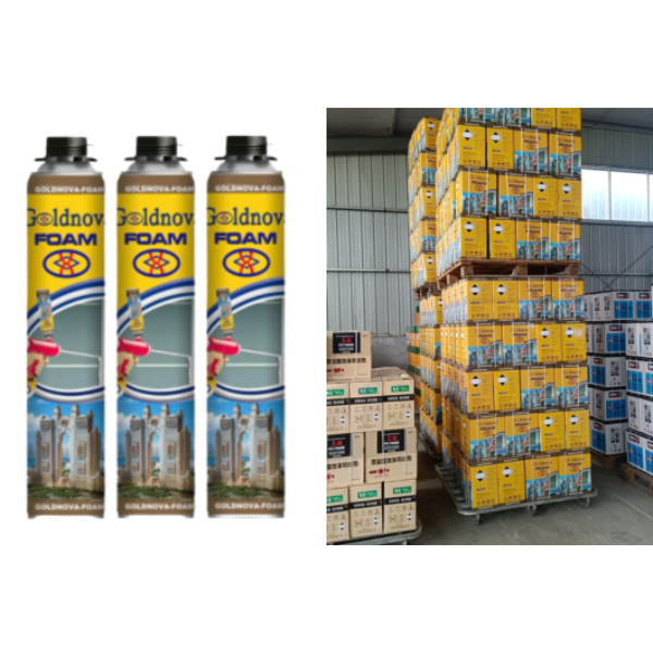 Keo Bọt (FOAM) Goldnova- 5 Hộp; Hộp =12 Lon/750ml