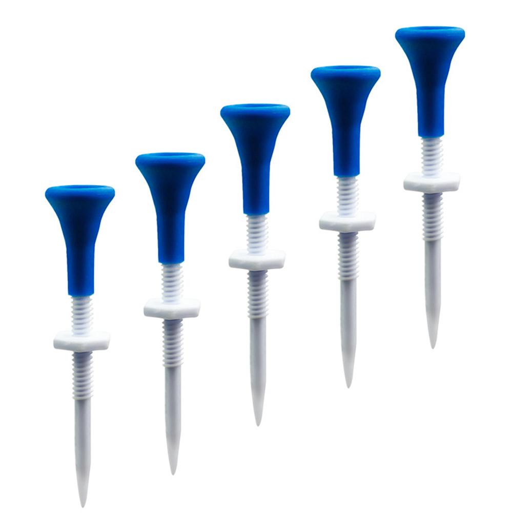 Bóng Golf Mini Tee Giá Đỡ Có Thể Điều Chỉnh Độ Cao Bóng Tập Chơi Golf Đinh Di Động Có Thể Tái Sử Dụng Dụng Cụ Hỗ Trợ Tập Chơi Golf Phụ Kiện Trò Chơi Màu Sắc: 5 Cái