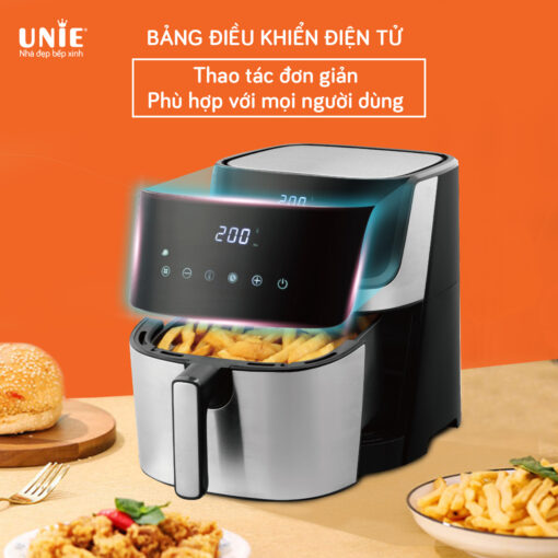 Nồi chiên không dầu UNIE UE-600 dung tích 6.5L công suất 1500W - Hàng chính hãng