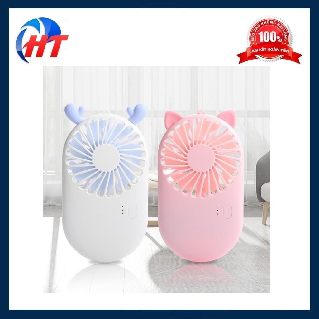 Quạt Cầm Tay Mini Pocket Fan siêu dễ thương có chân đỡ