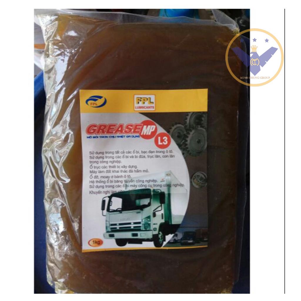 Mỡ bôi trơn chịu nhiệt FPL Lithium Greases NLGI 3 túi 1kg