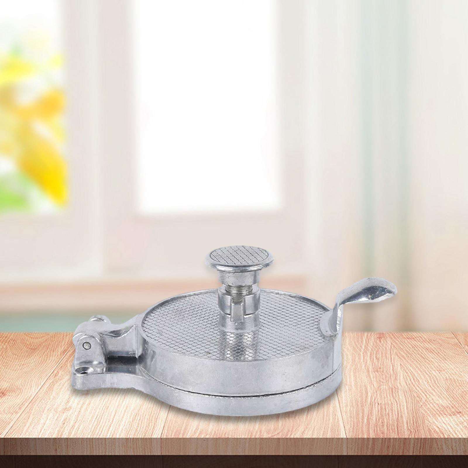 Round Burger Smasher Smooth Press Meat Steak for Flatbreads Cooking Barbecue