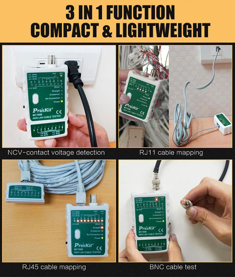 Thiết bị test cáp Pro'skit MT-7058
