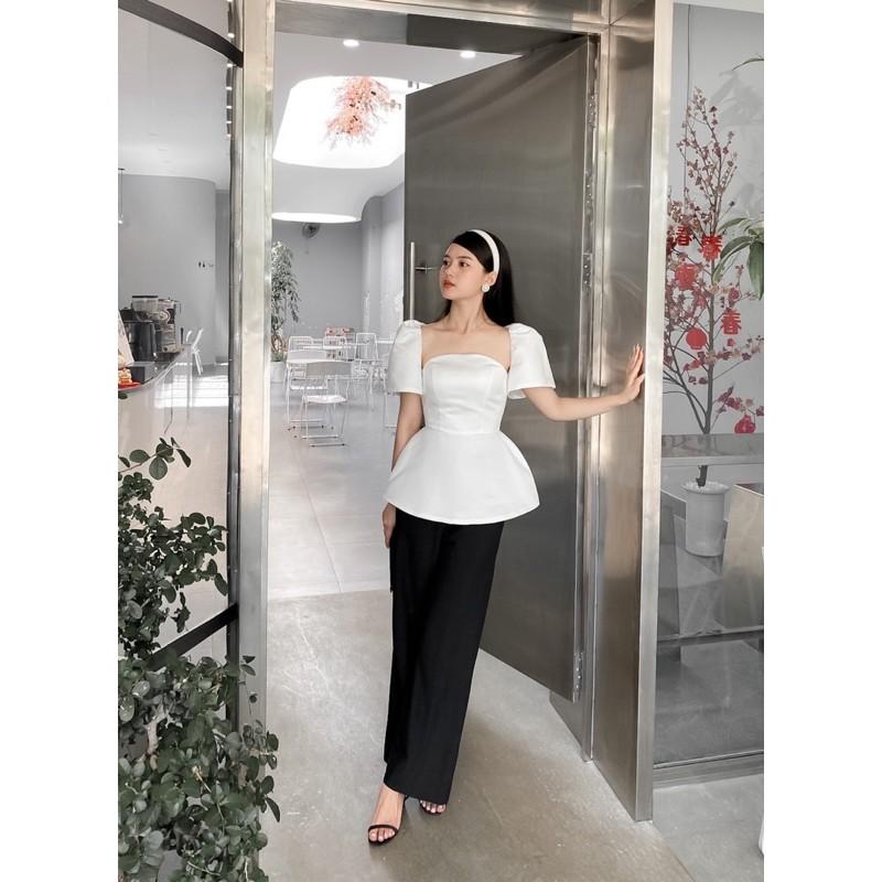 Áo Chít Eo Tay Phồng