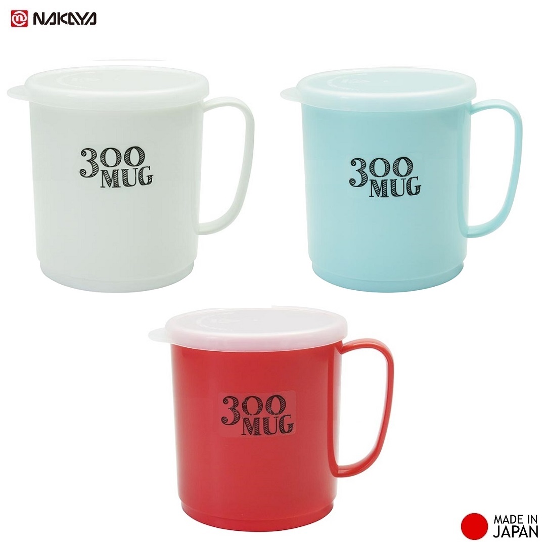 Combo 02 Cốc nhựa uống nước nắp mềm Nakaya - Made in Japan