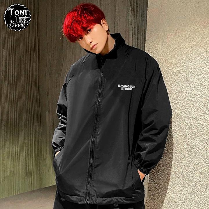 Áo Khoác Dù Local Brand YANGJUN Jacket Mero 2 lớp dày form rộng Unisex cổ bẻ