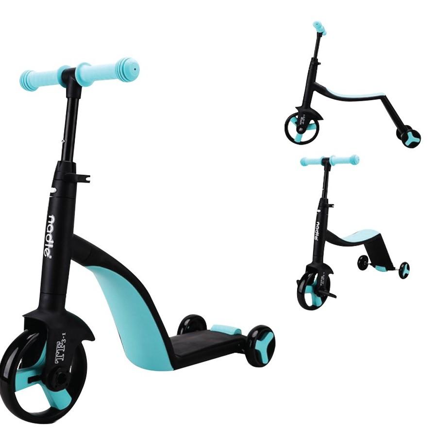 Xe trượt Scooter cho bé kiêm xe chòi chân và xe đạp 3 trong 1 cho bé từ 1 tới 6 tuổi Nadle TF3 Joovy - Bảo hành 12 tháng