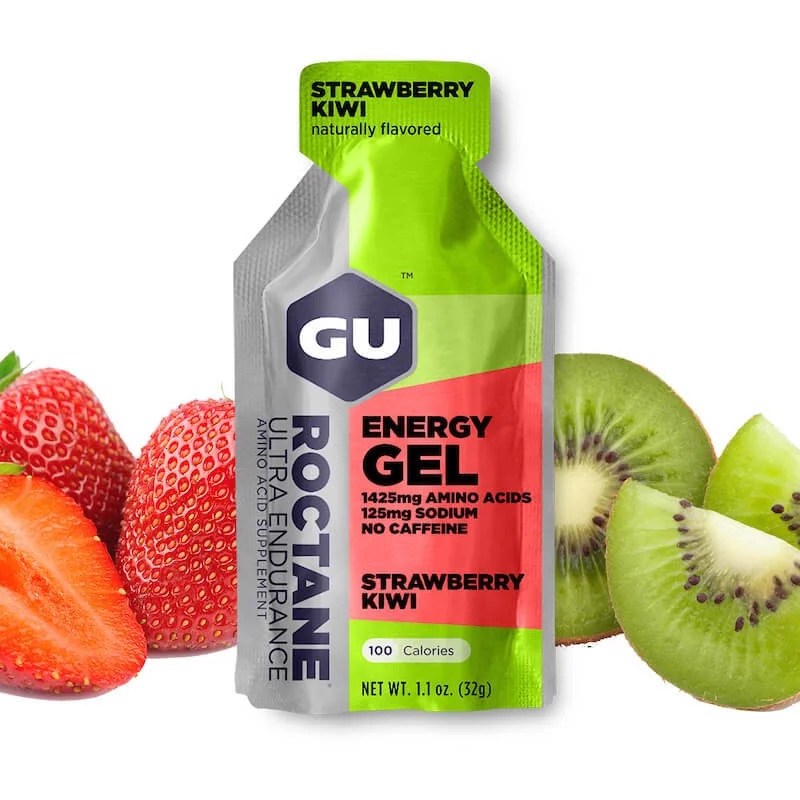 Gu Energy Gel Gói Gel Bổ Sung Năng Lượng Thể Thao Đạp Xe, Leo Núi, Trekking - Roctane - Strawberry Kiwi