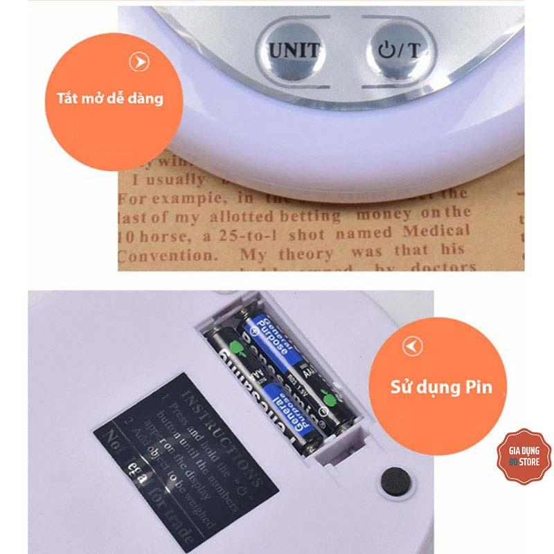 Cân Tiểu Ly 5 Kg Electronic Kitchen Scale – cân thực phẩm gia vị nhà bếp tiện dụng ( CÂN TIỂU LY )