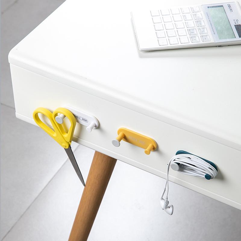 Móc Hai Đầu Dán Tường Không Cần Khoan Tiện Dụng Cho Nhà Bếp/Phòng Tắm