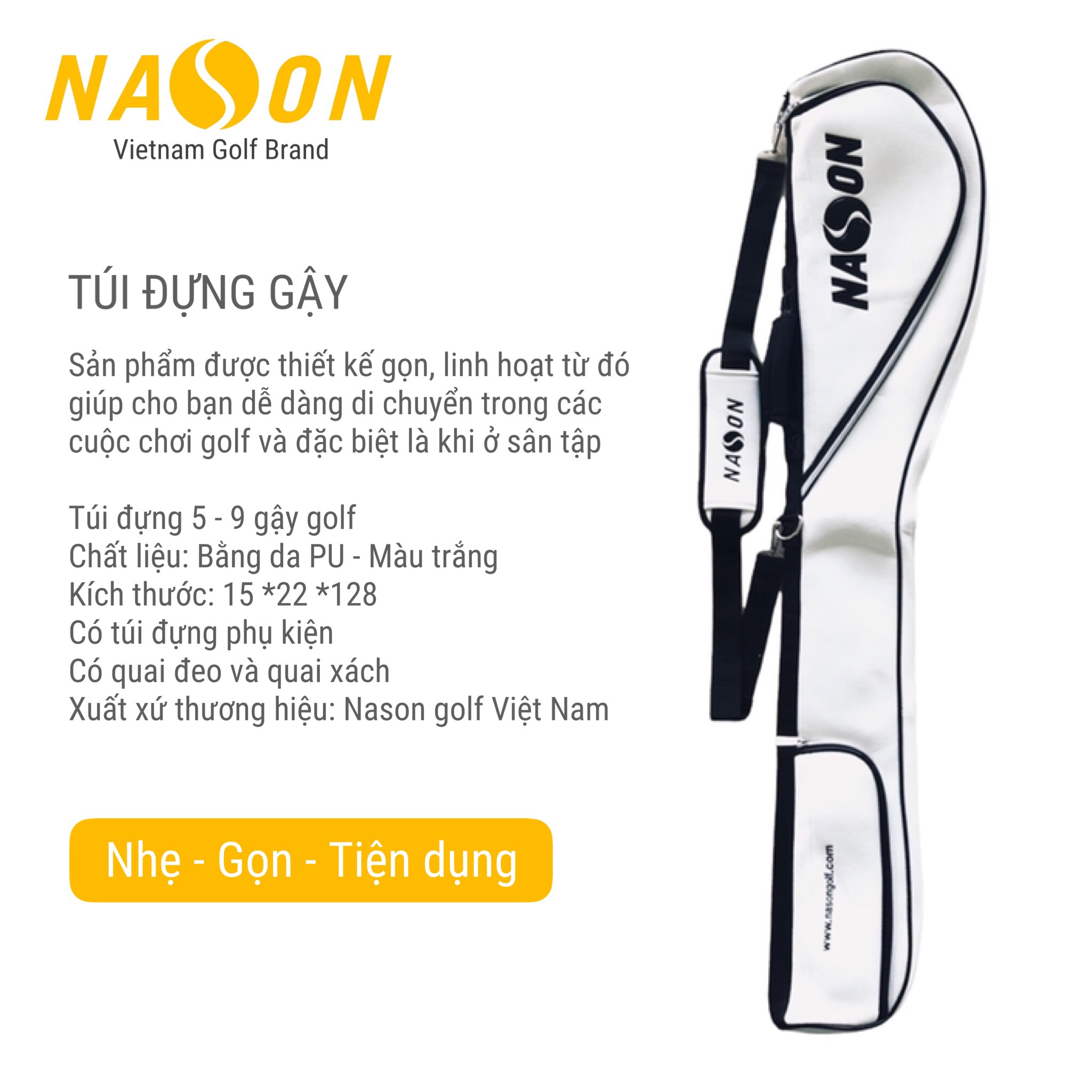 TÚI GẬY GOLF HALF BAG | NASON