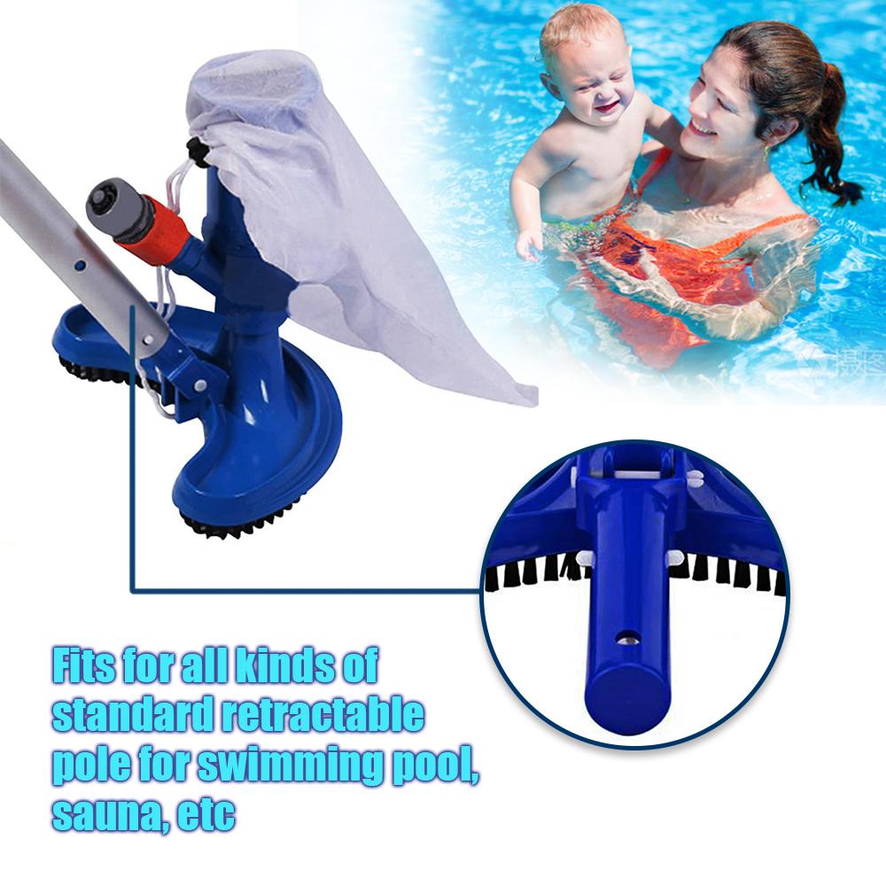 Dụng cụ làm sạch hồ bơi với túi lưới máy hút bụi cho hồ bơi nhỏ