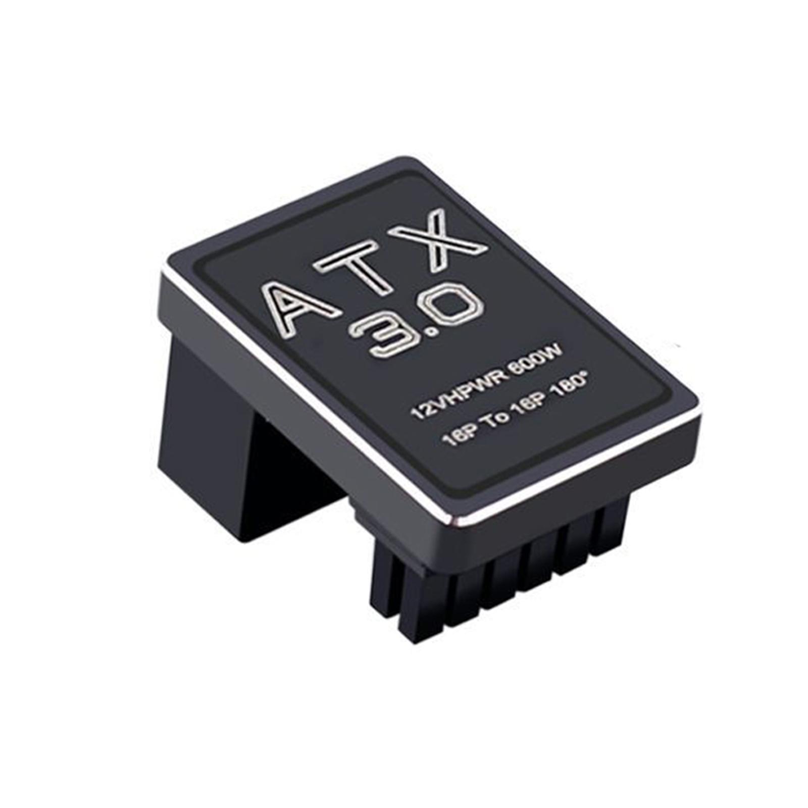 Angled Adapter, PH316, Easy to Install ,600W, 12+4Pin Graphics Connector Electronics Accessories for Desktop Graphics Card