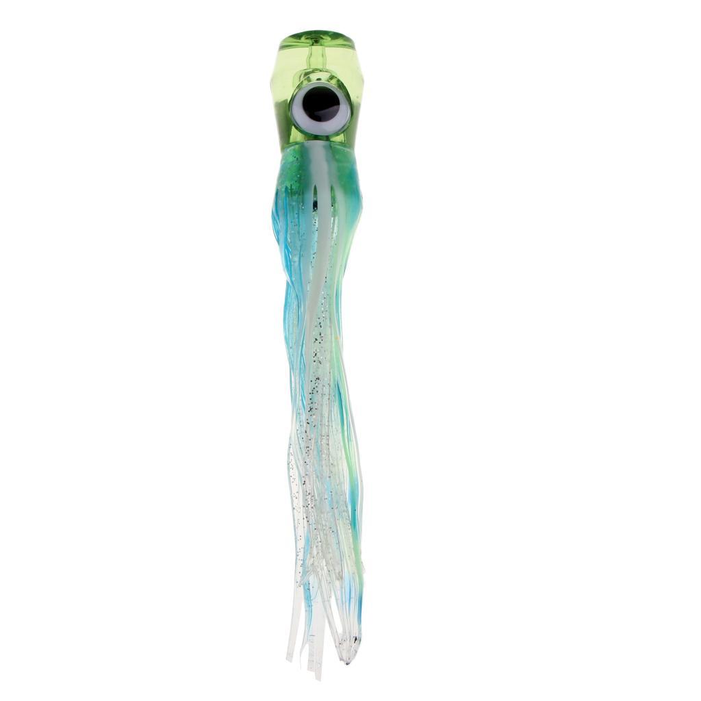 4x Saltwater Fishing Octopus Squid Skirt Lure Marlin Tuna Trolling Lures