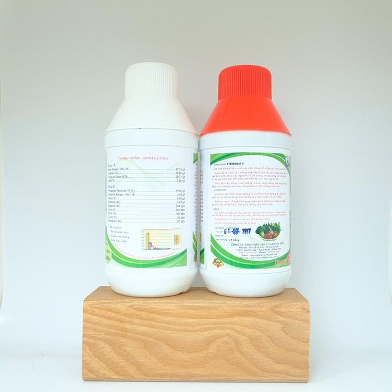 Bộ 2 Chai Dinh Dưỡng Thủy Canh Rau Ăn Lá Hydro Umat V