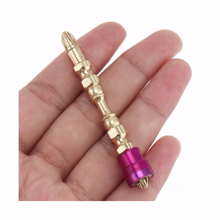 Bộ 5 mũi khoan bắt vít 4 cạnh chuôi từ tính