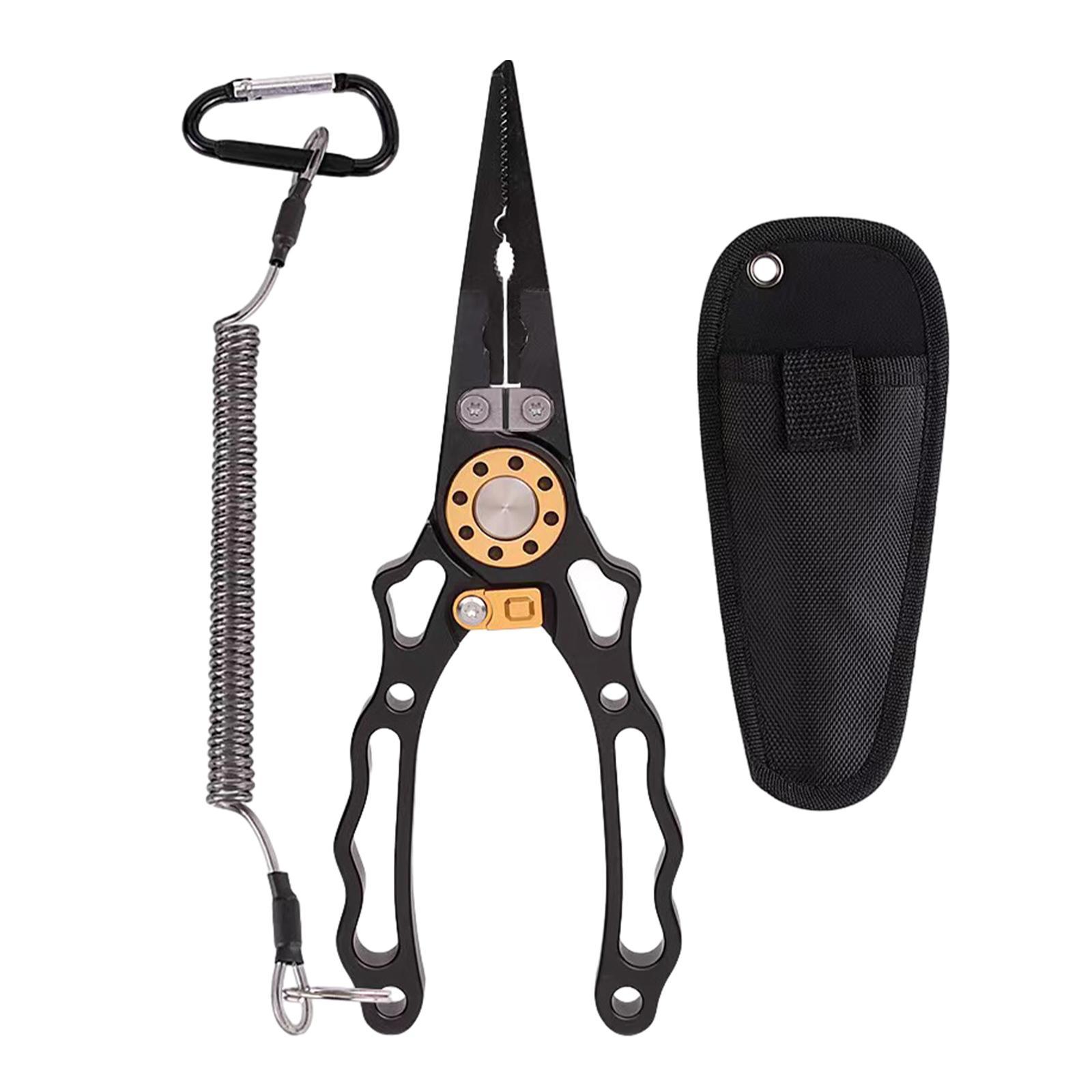 Fishing Pliers Gift Aluminum Alloy Hook Grabber for Freshwater Men Saltwater