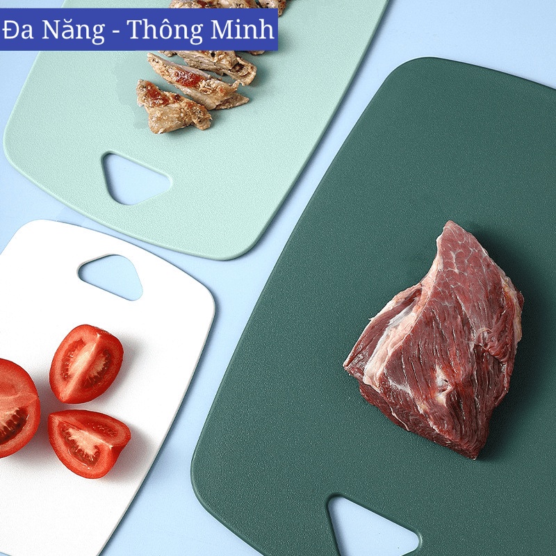 Combo Bộ 3 Thớt Nhựa Kháng Khuẩn Nhiều Màu- Hàng Loại 1 Chính Hãng MINIIN-Chống Xước, Trơn Trượt Nhựa PP An Toàn Đẹp Chất Lượng Cao