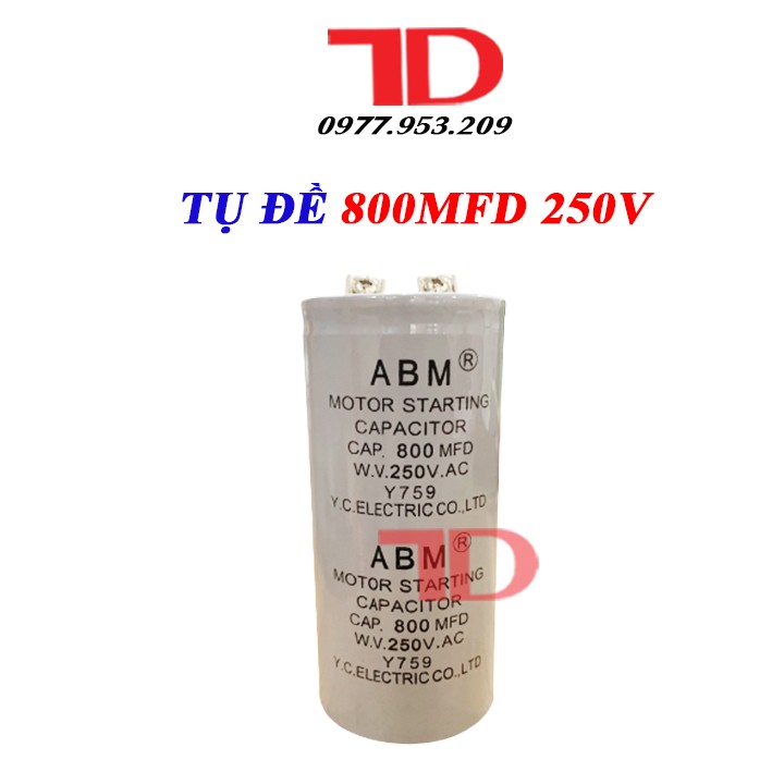 Tụ điều hòa, CAPA phóng, Tụ đề 100 MFD 250v đến 1000MFD 250v dùng trong tủ mát tủ đông, 