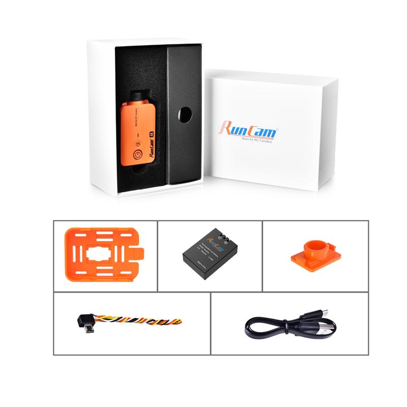 Runcam2 4K HD Máy ảnh hành động thể thao FPV Ứng dụng WiFi được hỗ trợ máy quay máy quay máy quay phim nhỏ cho phụ kiện Quadcopter