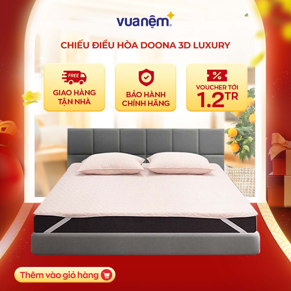 Chiếu điều hòa Doona 3D Luxury 3 Chi Tiết
