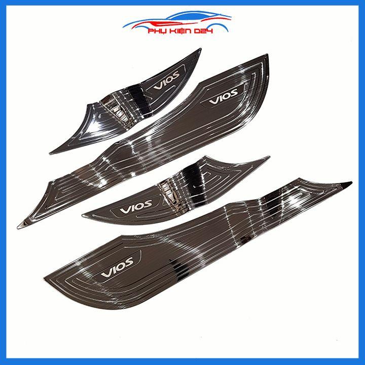 Bộ ốp tapli Vios 2019-2020-2021-2022 vân Titan chống xước va đập khi mở cửa và làm đẹp xe