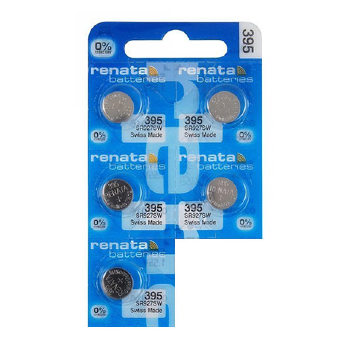 Pin đồng hồ Thụy Sỹ RENATA 395 / SR927SW oxit bạc Made in Swiss