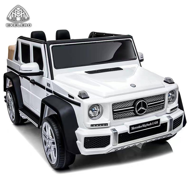 Ô tô xe điện trẻ em MAYBACH G650 bánh hơi ghế da cao cấp 4 động cơ (Đỏ-Trắng-Xanh-Đ