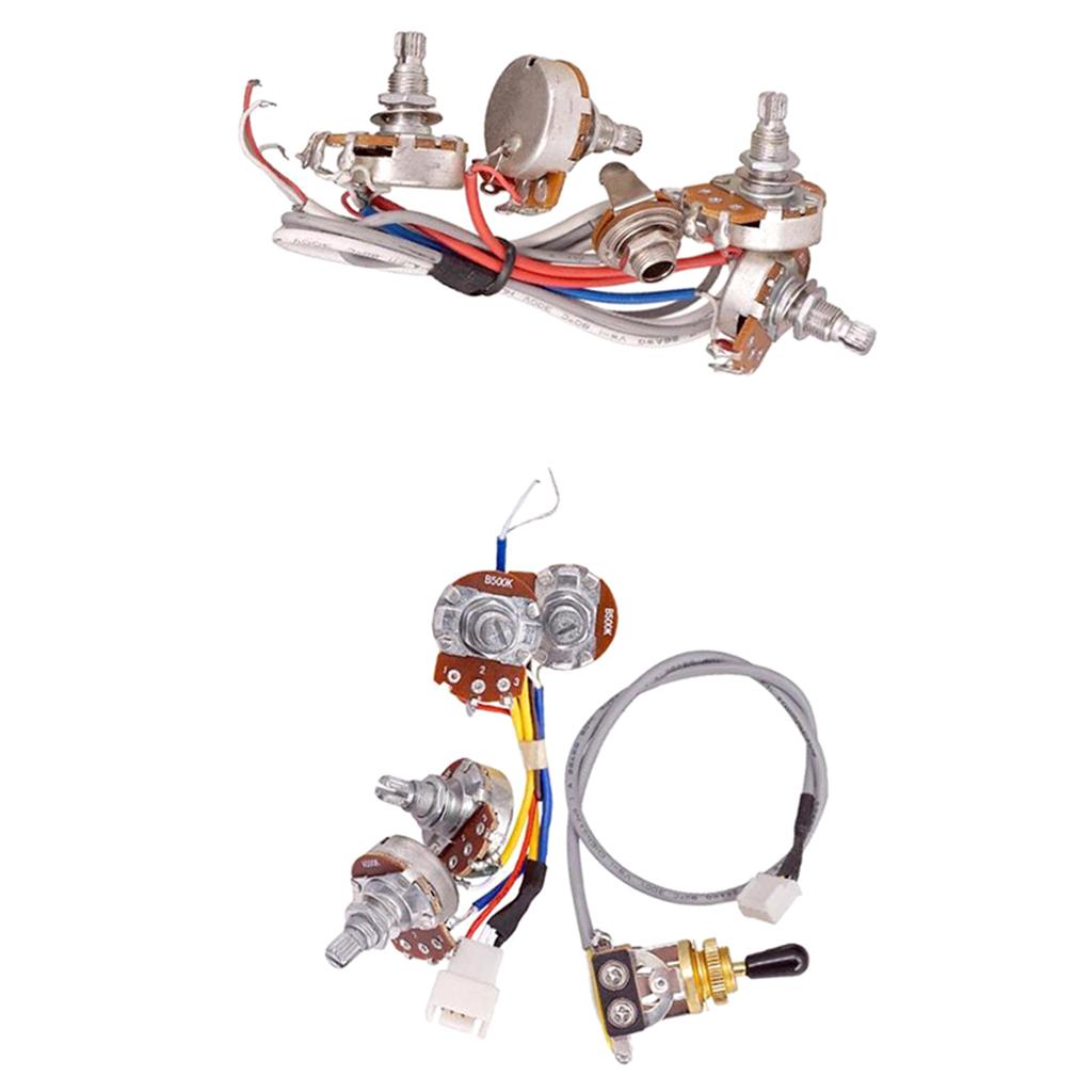 Sunnimix 2 Bộ Đàn Guitar Mạch Nối Dây Prewired Bộ LP Epi Đàn Guitar Điện