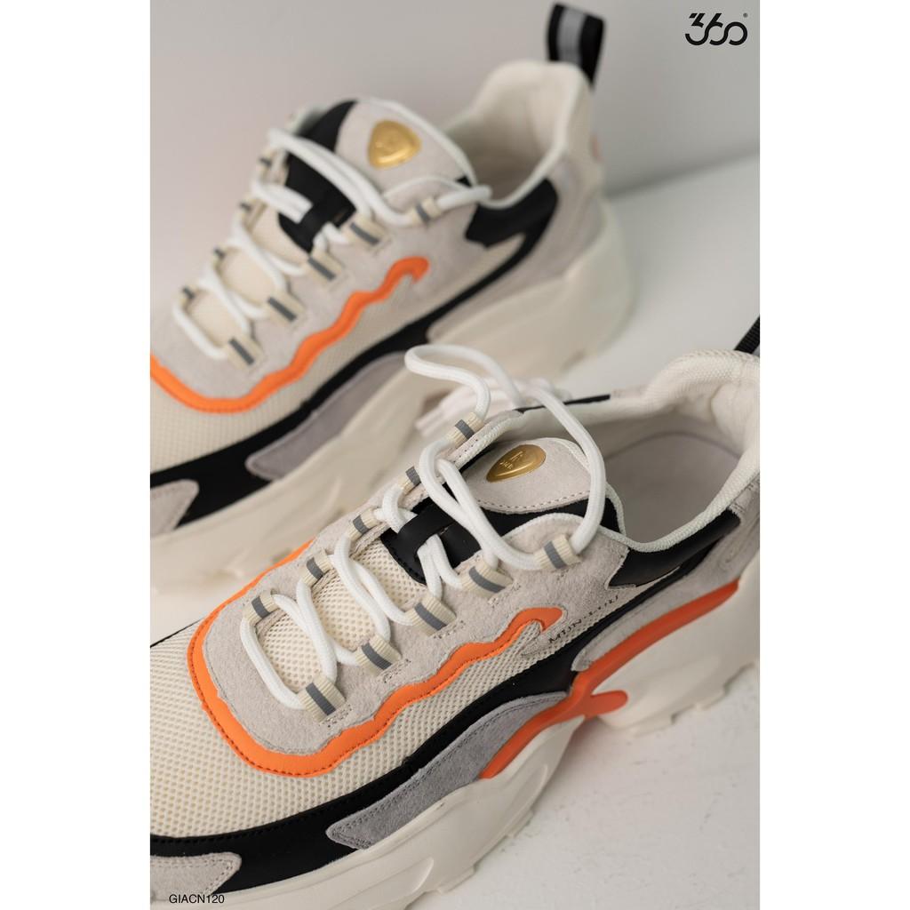 Sale Giày sneaker nam 360 BOUTIQUE màu be - GIACN120