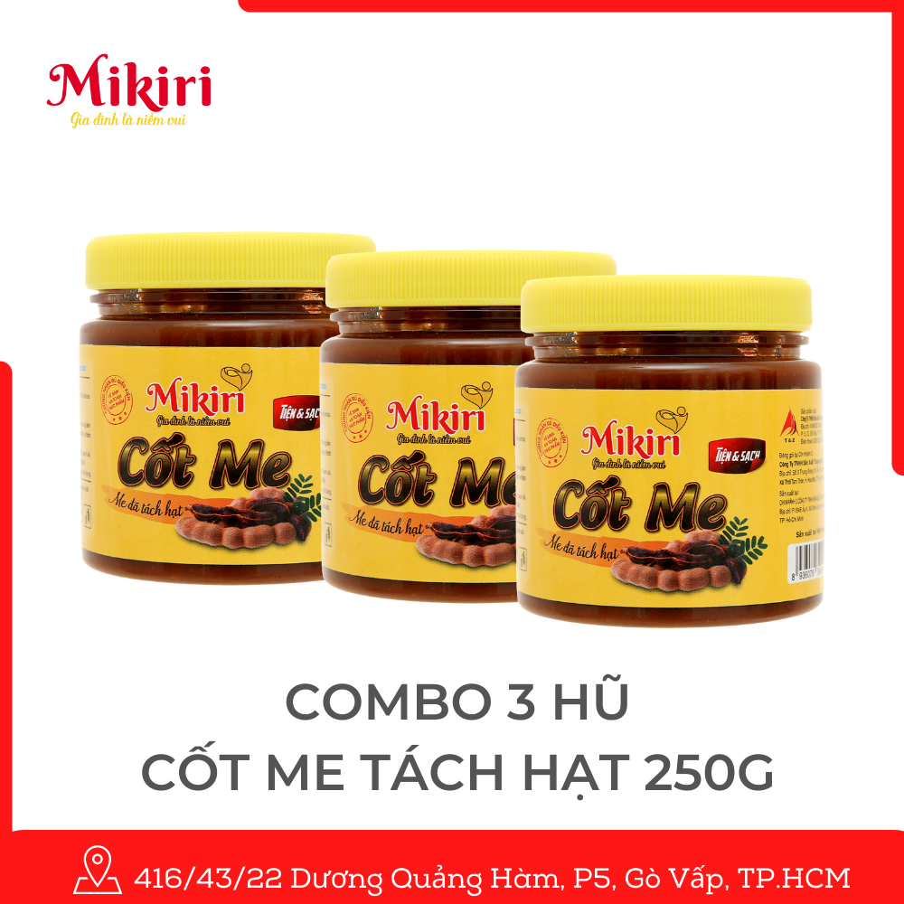 Cốt Me Mikiri 250g (6 Hủ)