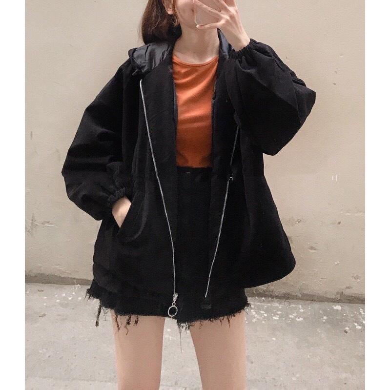Áo Khoác Nhung Lì Da Lộn 2 Lớp Form Rộng Siêu Xinh Thời Trang 4 Mùa Ulzzang KUN