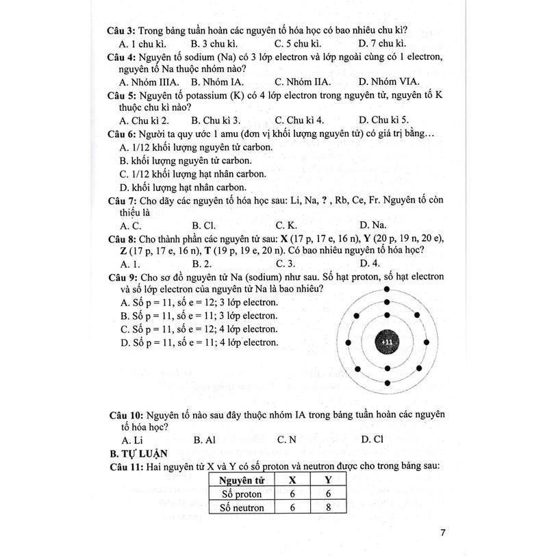Sách - Tuyển Tập Đề Kiểm Tra Định Kì Khoa Học Tự Nhiên Lớp 7 - Dùng Chung Cho Các Bộ SGK Hiện Hành - Hồng Ân
